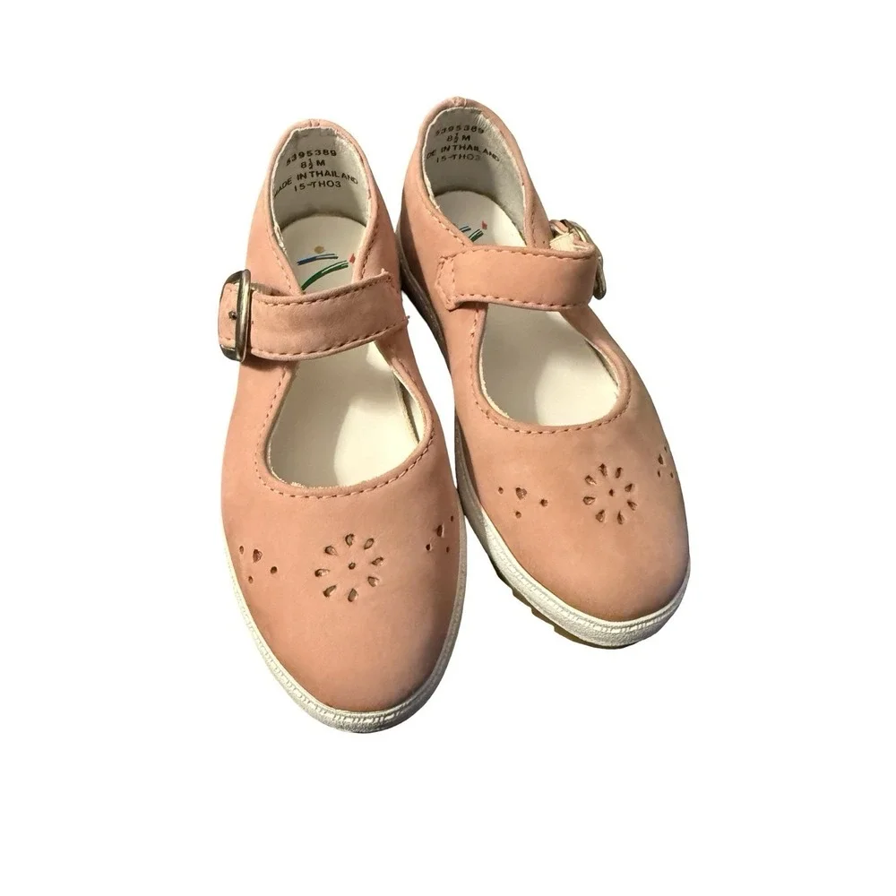 Vintage Stride Rite Cartwheel pink mary‎ janes new in box size 8 1/2 M 90s